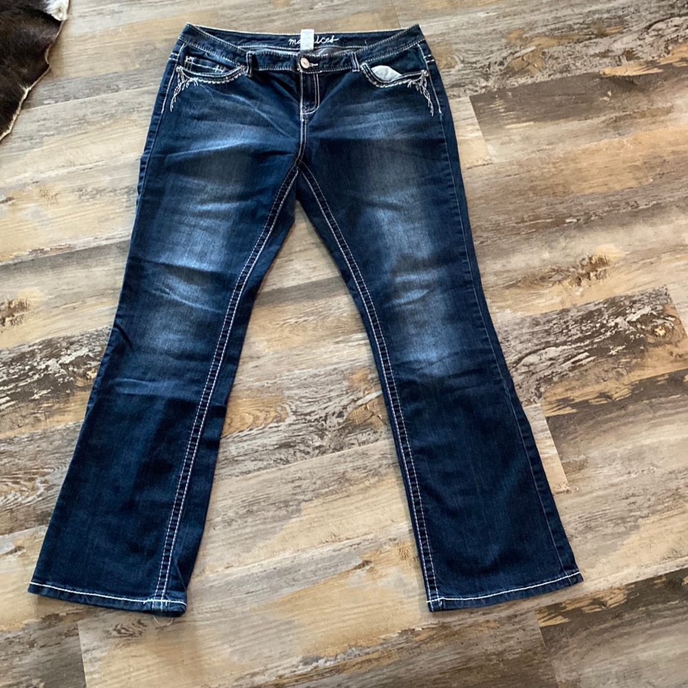 Hardly worn blue jeans